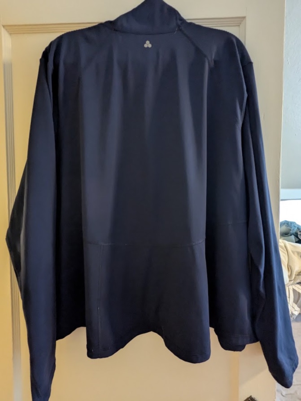 FINAL MARKDOWN! TEK GEAR Navy 1/4-zip Pullover Women's 2x - Picture 2 of 5